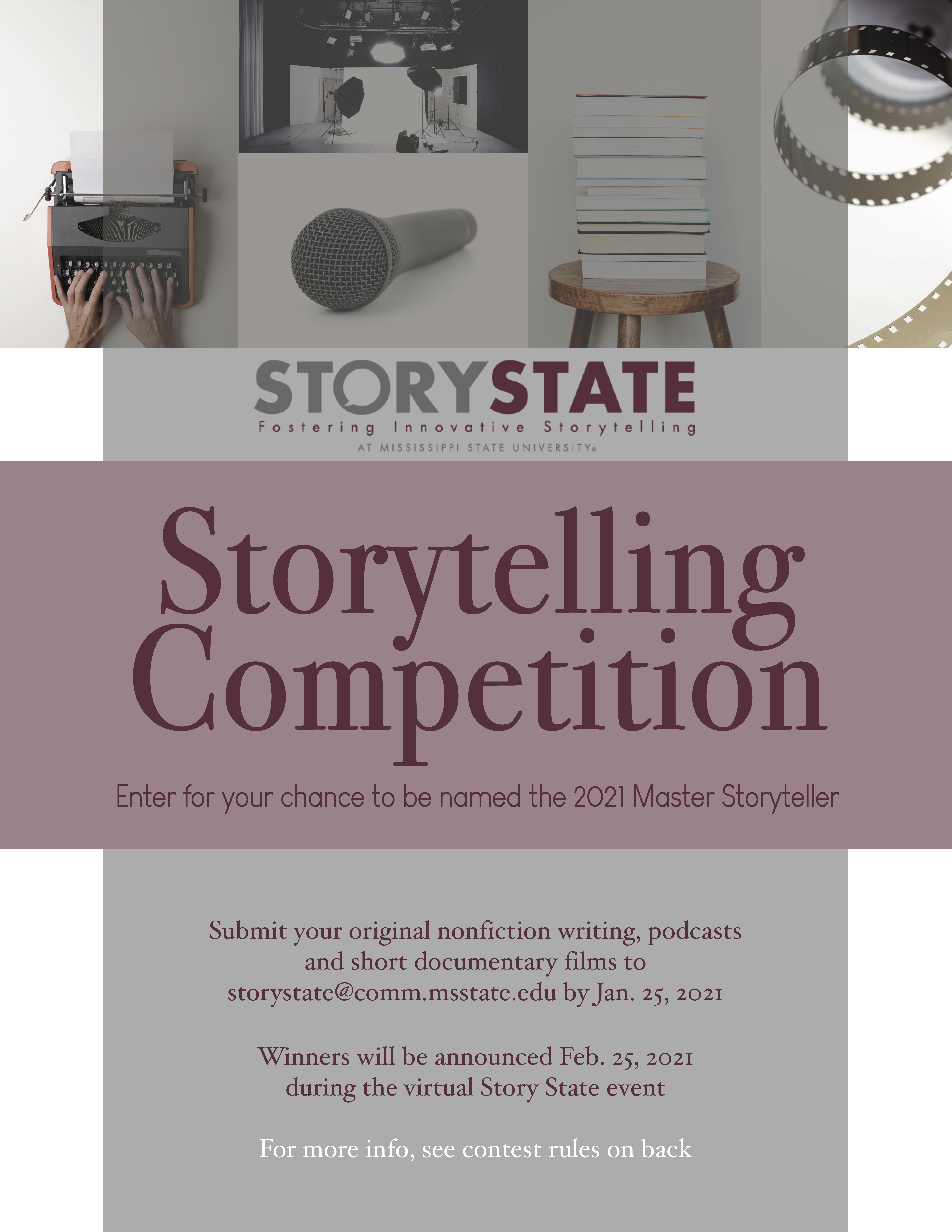 Story State Competition Flyer