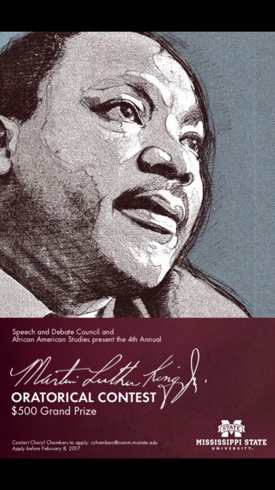 The Martin Luther King Jr. Oratorical Contest Poster